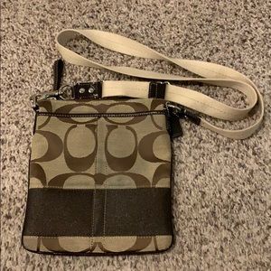 Coach crossbody monogram bag